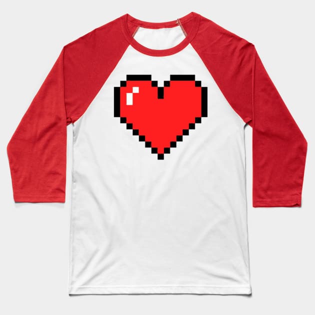 Big Heart Baseball T-Shirt by la2ya4ever